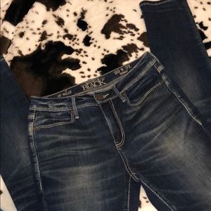 Buckle Black Skinny Jeans